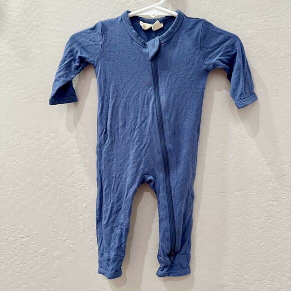 Kyte Baby Dark Blue Zipper Romper Pajamas - Picture 1 of 7